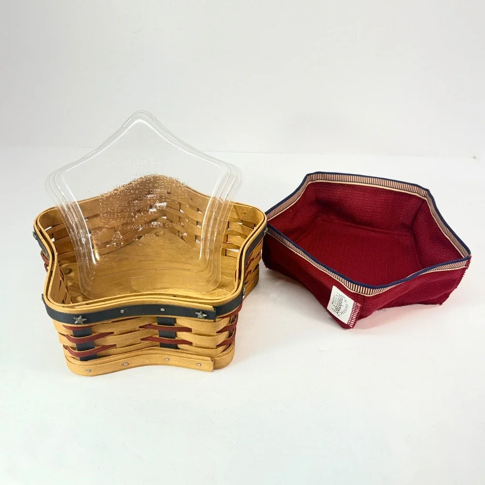 Longaberger Proudly American Little Star Basket Combo 2008 30th Anniversary